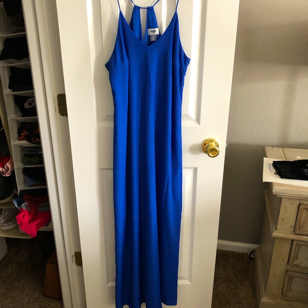 Old navy blue maxi dress